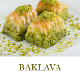 Baklava - Layered pastry with nuts and syrup