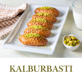Kalburbasti are soft, syrup-soaked pastries with a delicately textured surface, bringing together sweetness and smoothness in each bite.