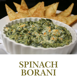 Spinach Borani - Creamy spinach and yogurt dish