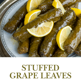 Stuffed Grape Leaves are tender vine leaves filled with a savory rice mixture, infused with herbs and spices.