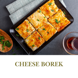 Cheese Borek is a delicious pastry filled with a savory cheese mixture, wrapped in flaky phyllo dough.